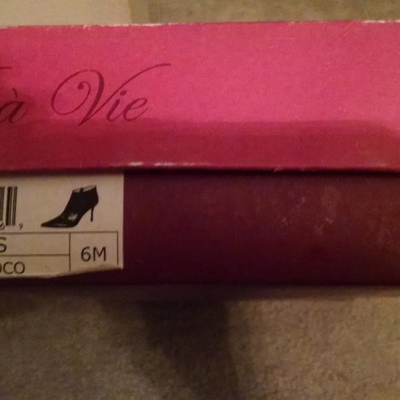 VIS A VIE "Alannis" Shoe Boot Bootie ~ Bone Croco - Picture 8 of 8